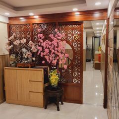 Vách cửa lùa phòng khách CL20