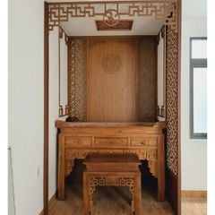 Vách phòng thờ đẹp mẫu PT43