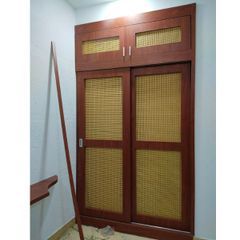 Tủ quần áo kết hợp cửa lùa mây lưới QA15