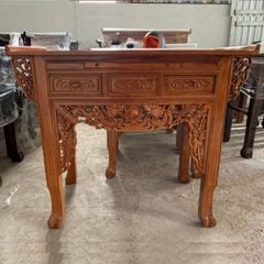 Bàn thờ gia tiên gỗ gõ 1 tầng GG16