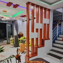Lam gỗ cầu thang đẹp LG01
