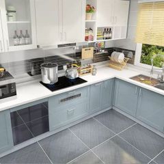 Tủ bếp gỗ hiện đại TB21