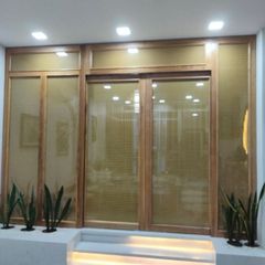 Vách cửa lùa mây lưới mẫu CL05