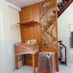 Tấm vách ngăn phòng thờ bằng gỗ mẫu PT30