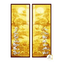 Tranh đèn trúc chỉ đối Cửu huyền thất tổ mẫu DD08