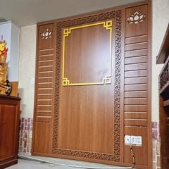Tấm vách ốp phòng thờ đẹp PT19