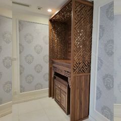 Mẫu vách phòng thờ tạo không gian thờ cúng riêng PT32