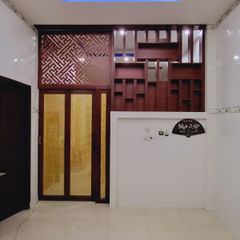 Vách cửa lùa gỗ sồi mây lưới mẫu CL16