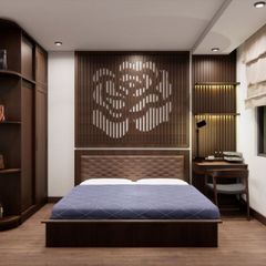 Giường gỗ sồi tự nhiên mẫu G11