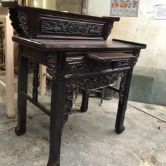Bàn thờ gia tiên gỗ muồng 2 tầng GM11
