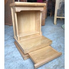 Bàn thờ ông địa gỗ sồi mẫu chỉ sồi ODS13