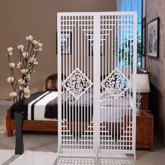 Vách ngăn phòng ngủ chữ Phúc mẫu PN07