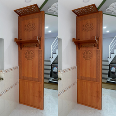 Vách ngăn bàn thờ treo VTT38