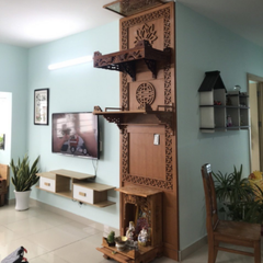 Vách ngăn bàn thờ treo VTT48