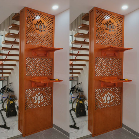 Vách ngăn bàn thờ treo VTT58