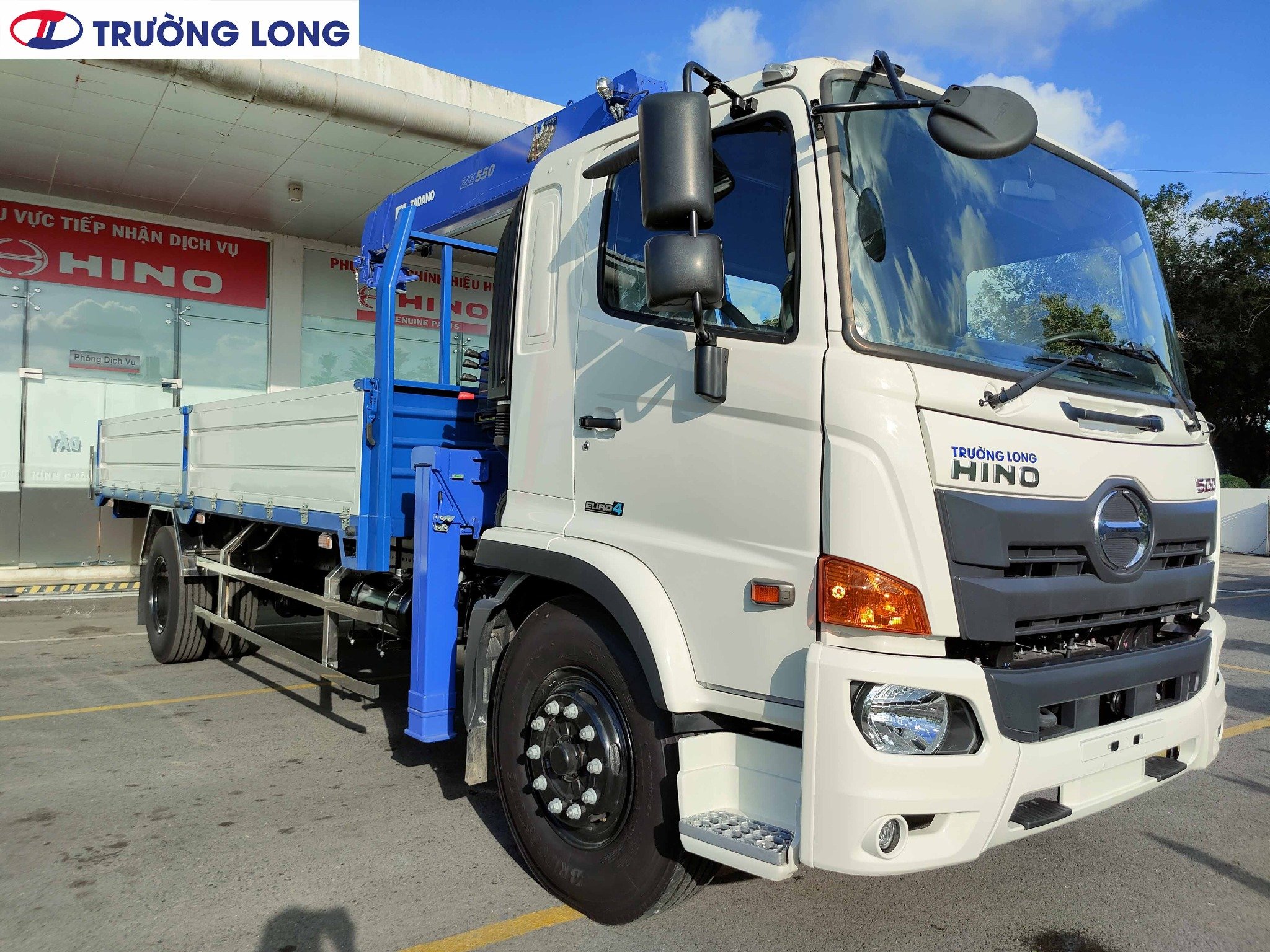 Xe tải cẩu Hino 8 tấn - Cần cẩu Tadano ZE554MH