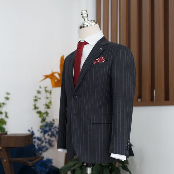  Áo Khoác Sọc Dọc Holland Sherry 