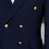  Áo Khoác Navy Hoạ Tiết Sọc 