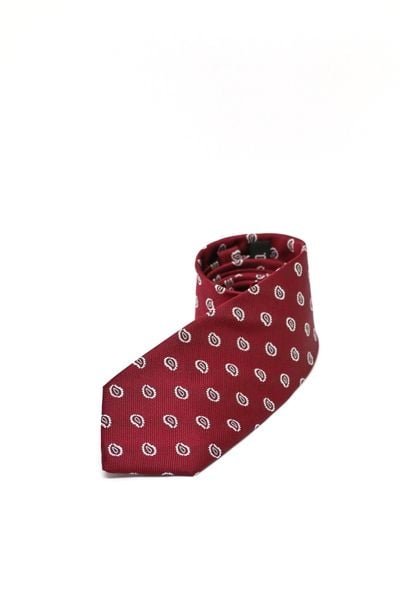  Cà Vạt Đỏ Hoạ Tiết Paisley 