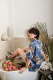  Navy Tropical Shirt 