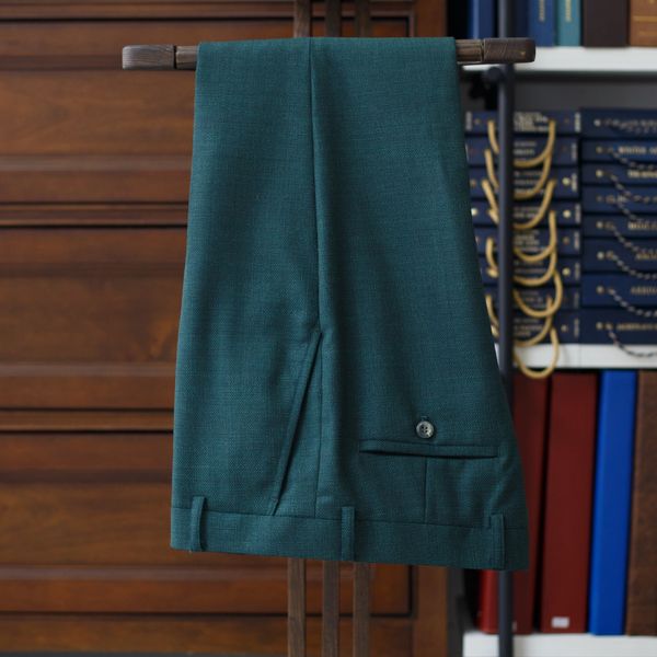  Green Linen Trousers 