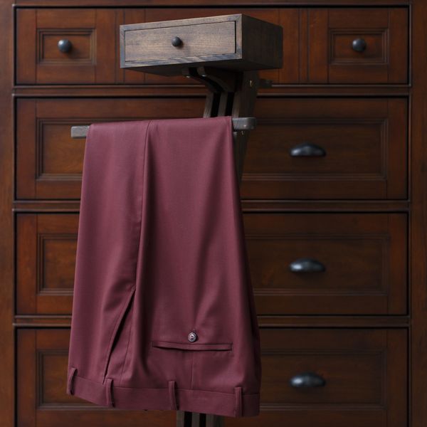  Light Violet Wool Trousers 