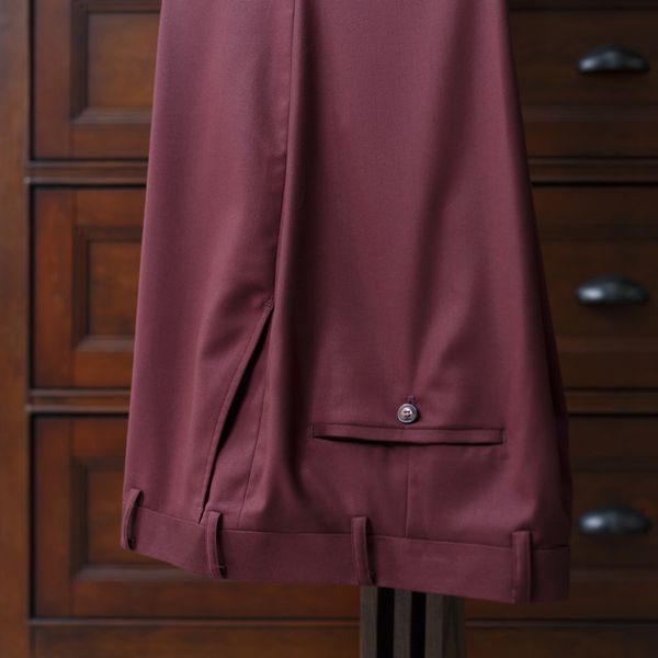  Light Violet Wool Trousers 