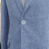  Áo Khoác Linen Xanh Baby 