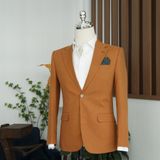  Áo Khoác Linen Cam Cháy 