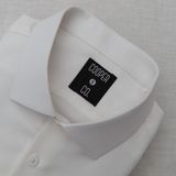  Áo Sơ Mi Cotton Trắng 