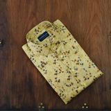  Áo Sơ Mi Hoạ Tiết Vàng Gold 