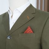  Áo Khoác Linen Xanh Rêu 