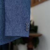  Áo Khoác Linen Xanh Jeans 