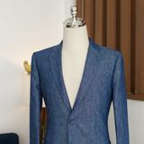  Áo Khoác Linen Xanh Jeans 