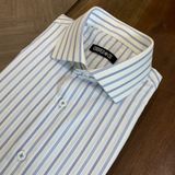  Áo Sơ Mi Cotton Xanh Sọc 