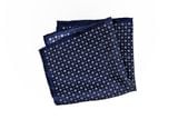  Khăn Vắt Túi Lụa Navy Hoa Nhí 