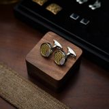  Golden Orbit Cufflink 
