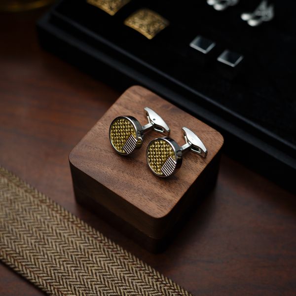  Golden Orbit Cufflink 
