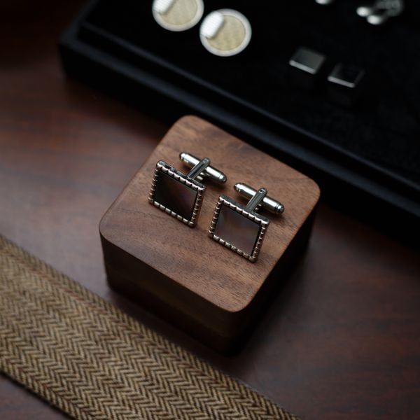  Moonstone Square Cufflink 