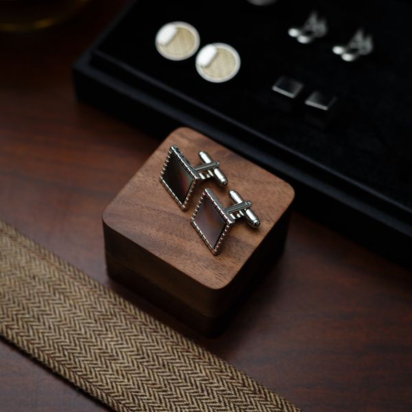  Moonstone Square Cufflink 