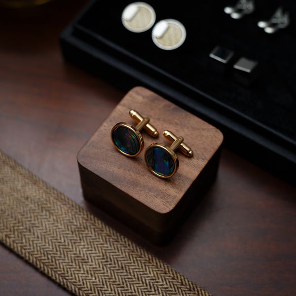  Nacre Stone Cufflink 