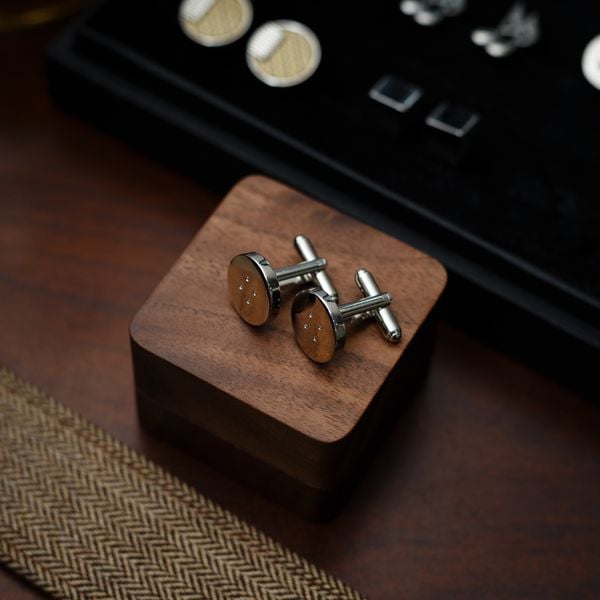  Button Cufflink 1 