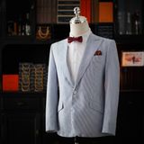  Áo Khoác Seersucker Xanh RTW 