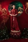  Áo dài Lam Luyến 