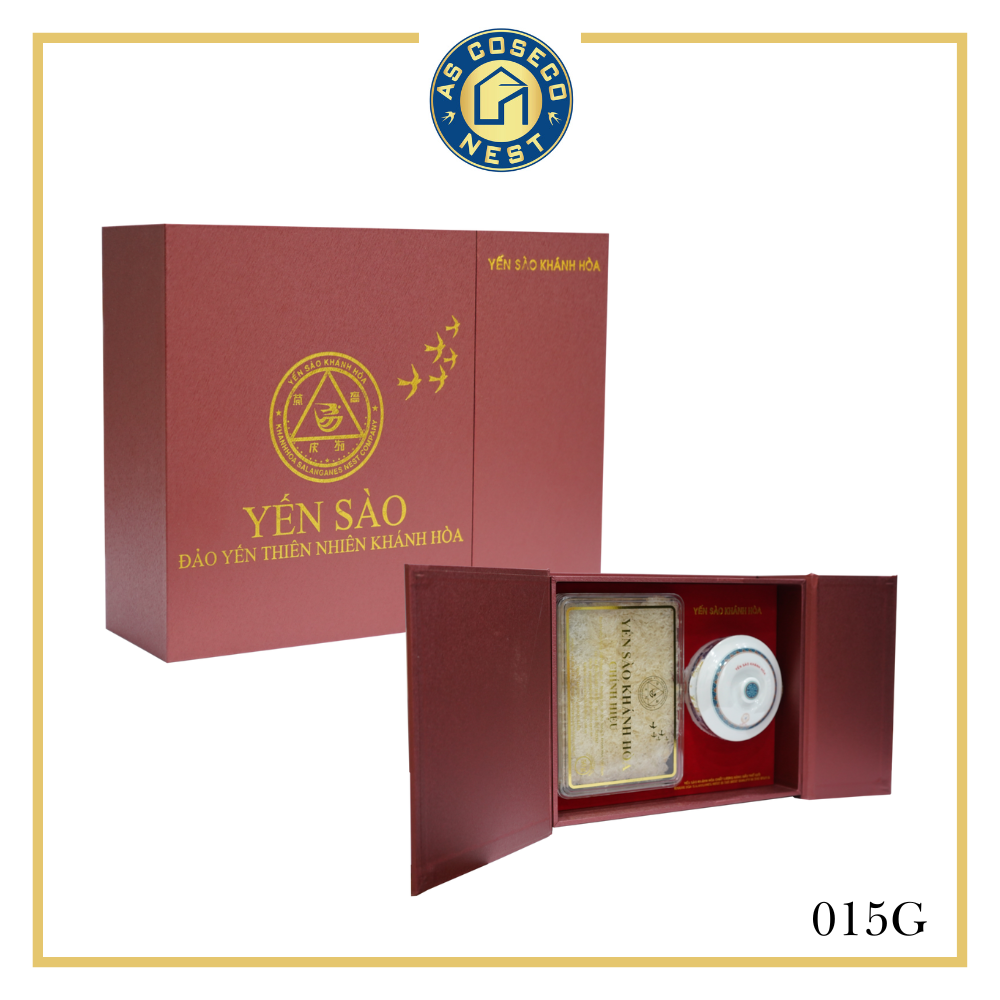  Yến Sào Đảo Thiên Nhiên Tinh Chế Mẫu Hộp Quà Tặng 50g - 015G 