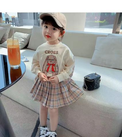 Chân Váy Chữ A Dáng Dài Sọc Caro