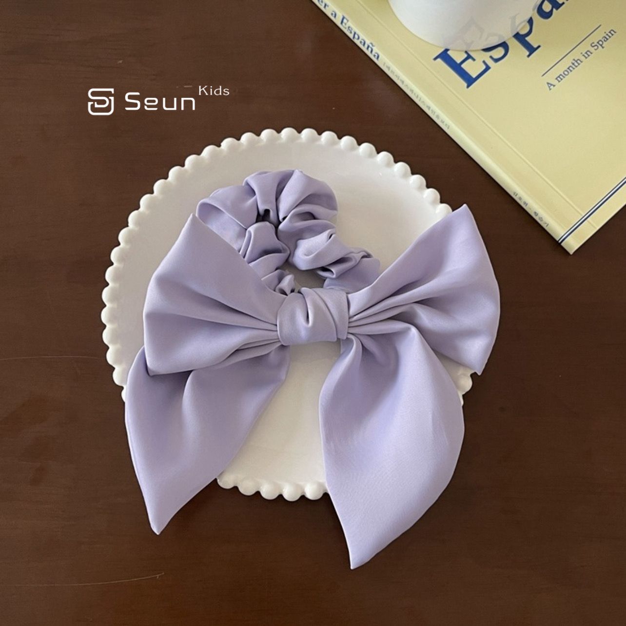 Cột tóc Scrunchies nơ và tim 5703 #34 Cột tóc Scrunchies nơ và tim 5703