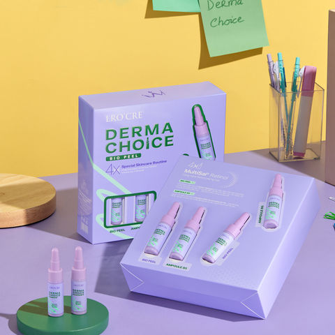  Bộ Peel Da Lro'Cre Derma Choice Giúp Da Căng Bóng Và Đều Màu 20ml 