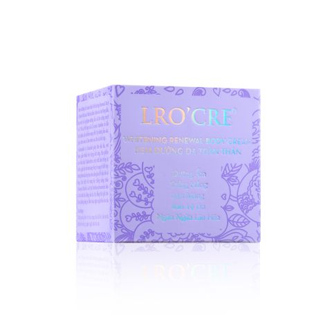  Kem Dưỡng Thể Body Yaourt Lro'Cre Whitening Renewal Body Cream 100g 