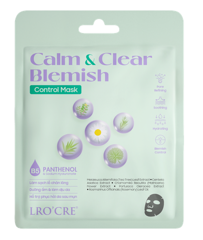  CLEAR BLEMISH CONTROL MASK -Mặt Nạ Phục hồi và Detox da mụn CALM 